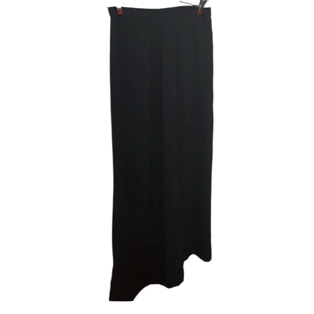 Amanda Smith size medium black maxi skirt back zip & elastic back with stretch